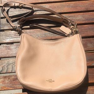 Women’s Coach Handbag, number:C2011-35593, Size: 11 1/2", Color:Tan